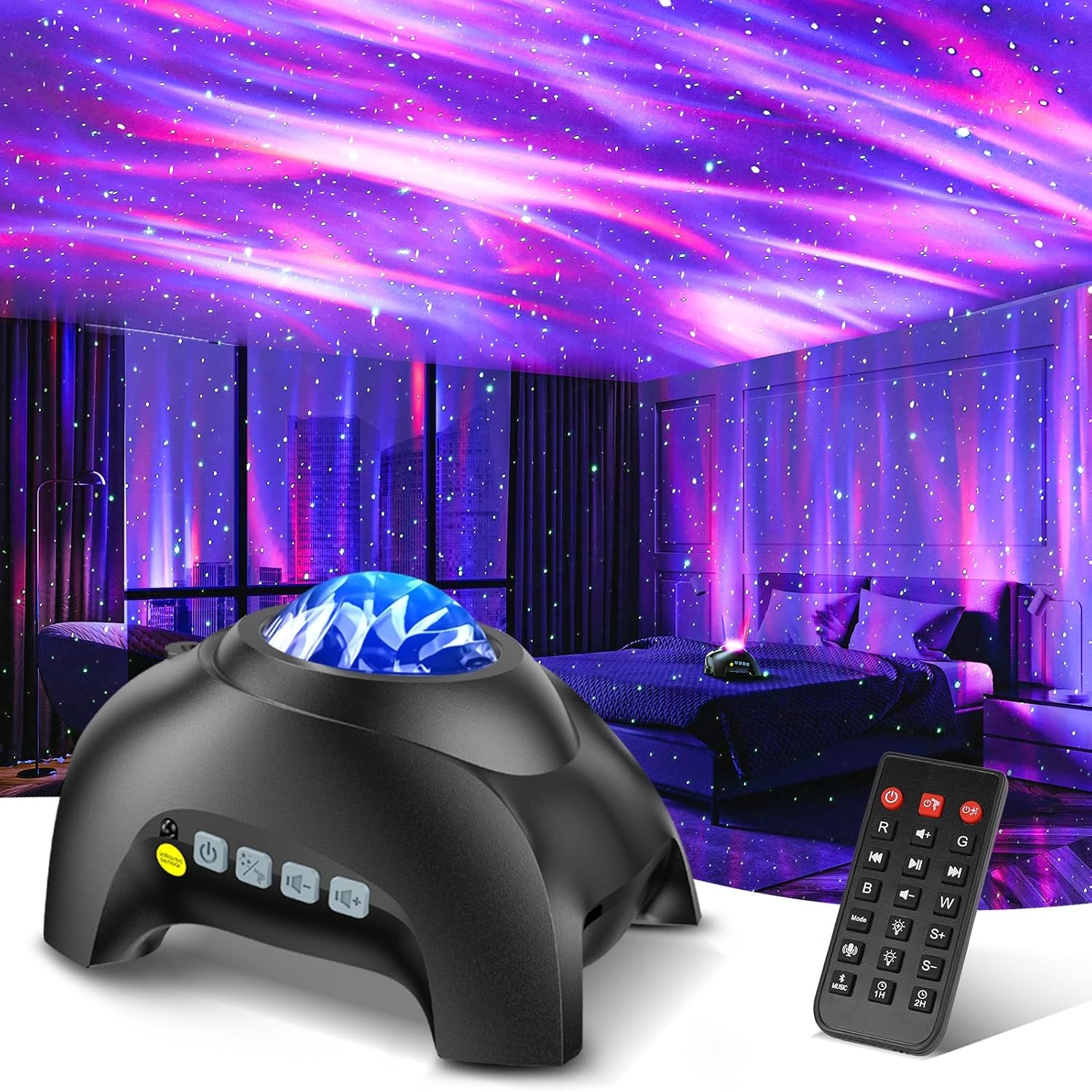 Northern Lights Projector with Bluetooth